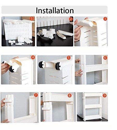 Organizer-4 Layer Slim Rack Storage Organizer