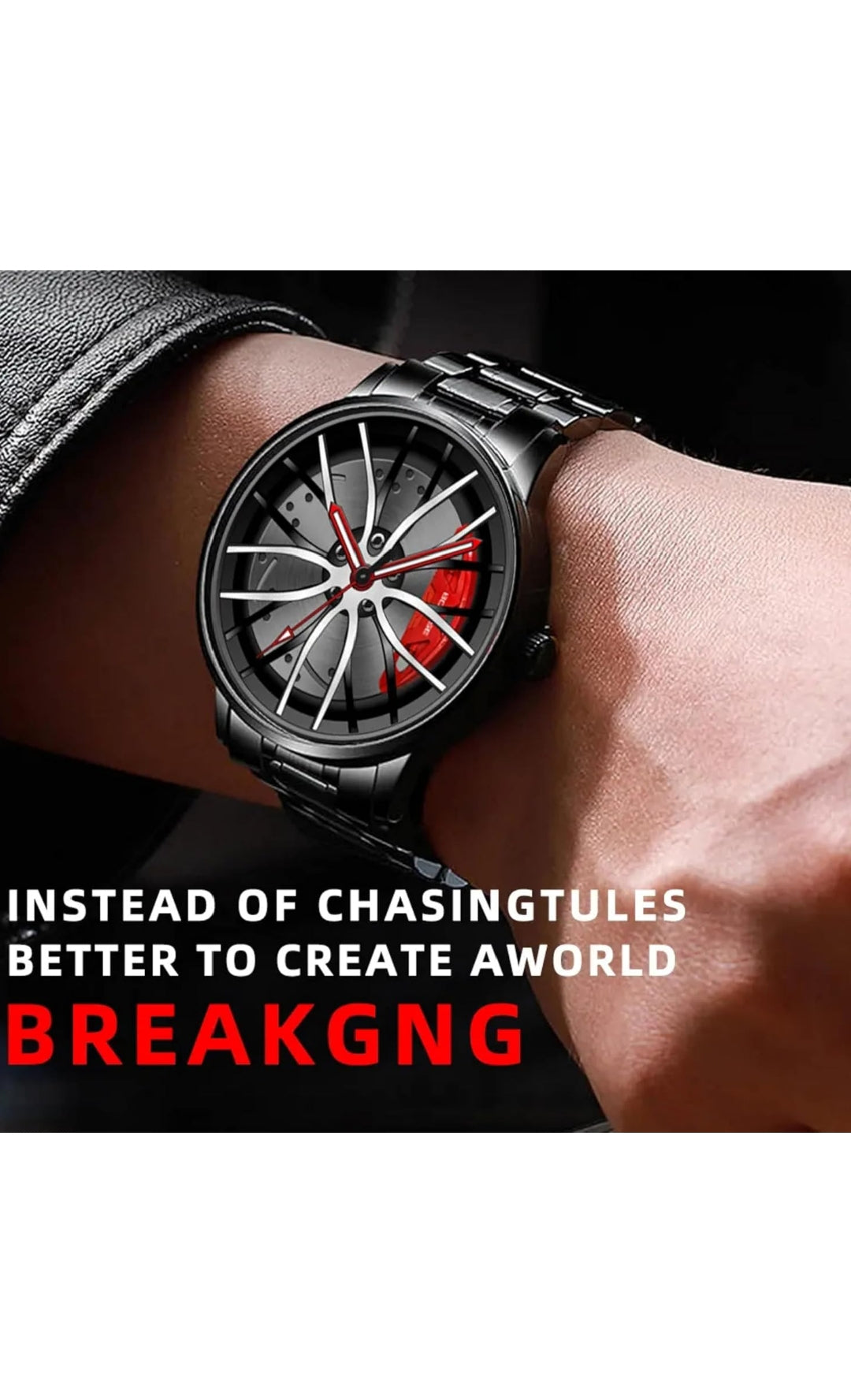 Stereoscopic Car Wheel Watch