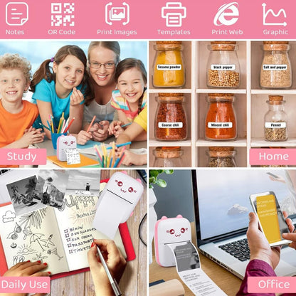Inkless Bluetooth Pocket Printer