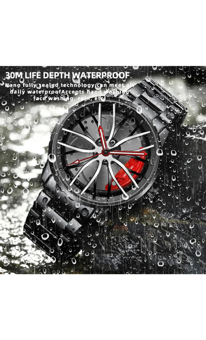 Stereoscopic Car Wheel Watch