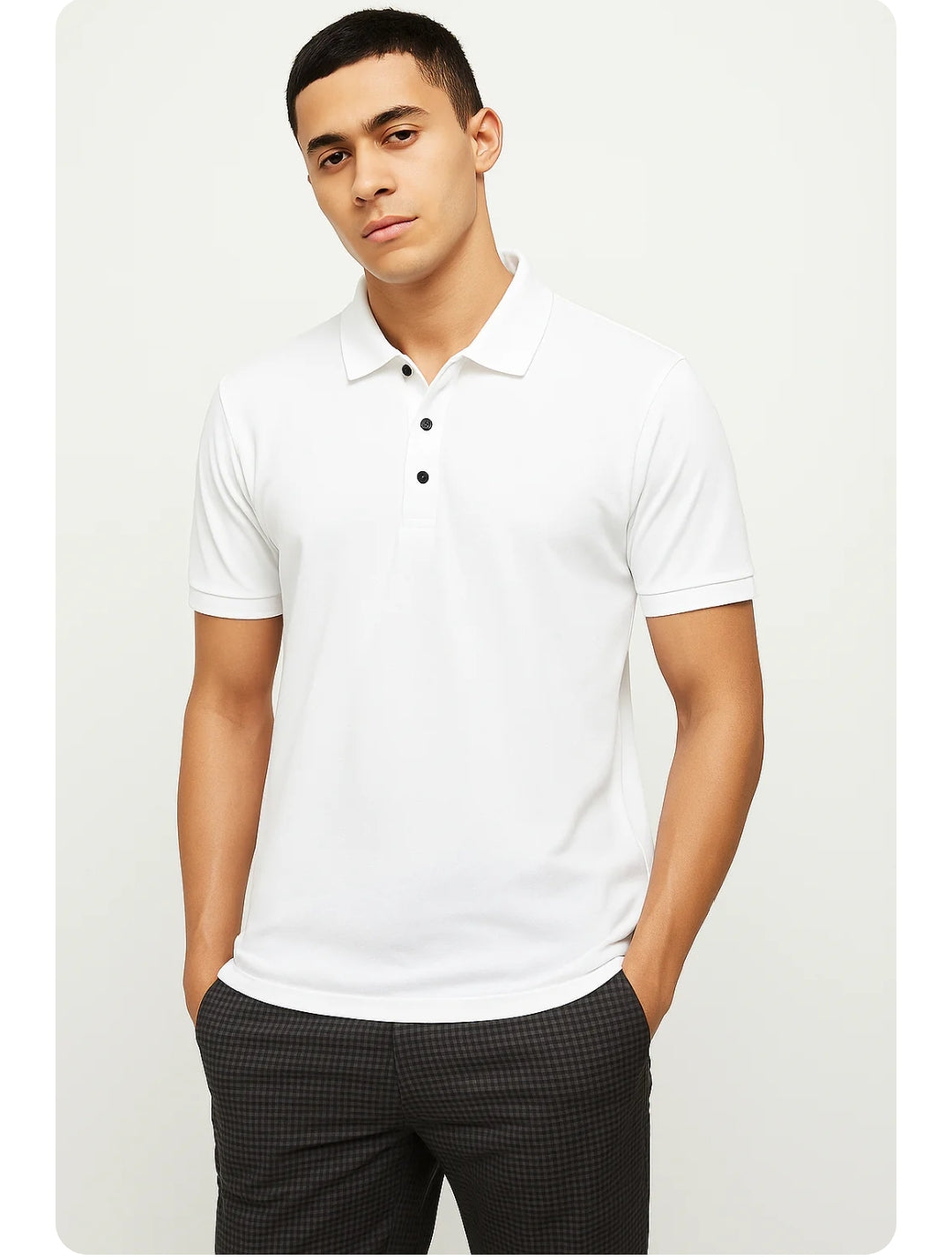 Poly Matte Solid Half Sleeves Mens Polo T-Shirt Pack Of 4