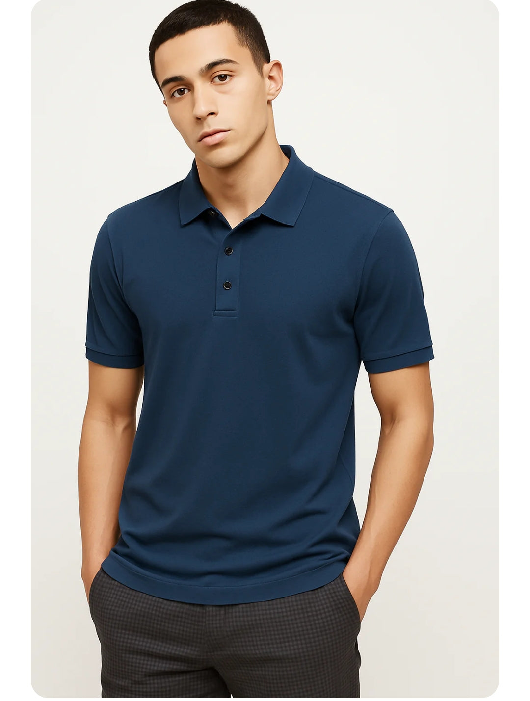 Poly Matte Solid Half Sleeves Mens Polo T-Shirt Pack Of 4