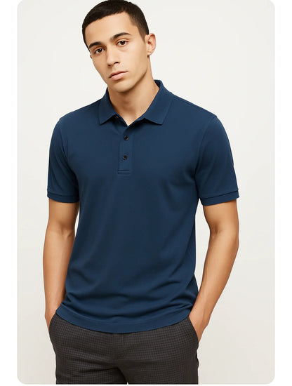 Poly Matte Solid Half Sleeves Mens Polo T-Shirt Pack Of 4