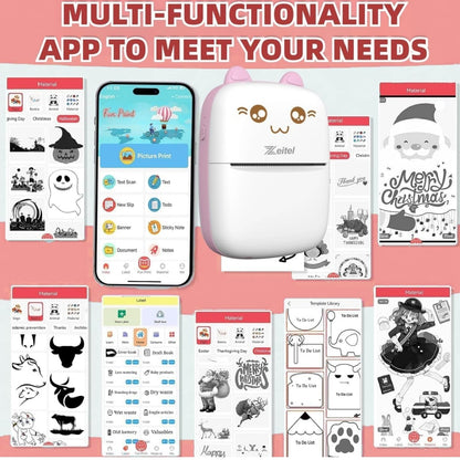 Inkless Bluetooth Pocket Printer