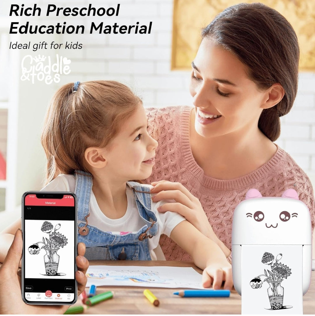 Inkless Bluetooth Pocket Printer