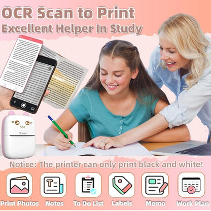 Inkless Bluetooth Pocket Printer