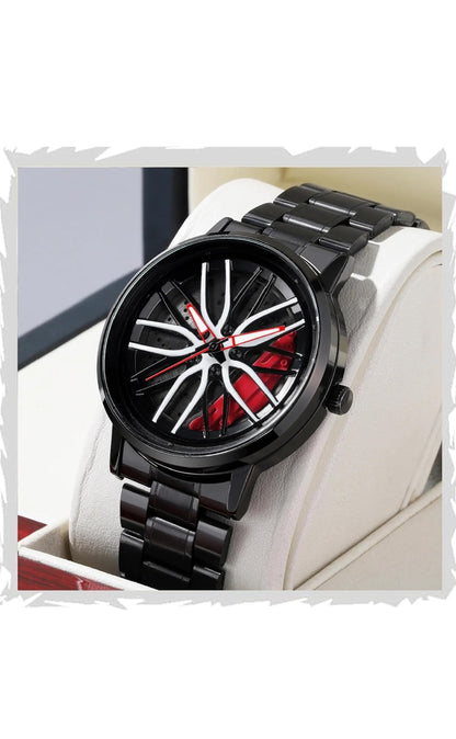 Stereoscopic Car Wheel Watch